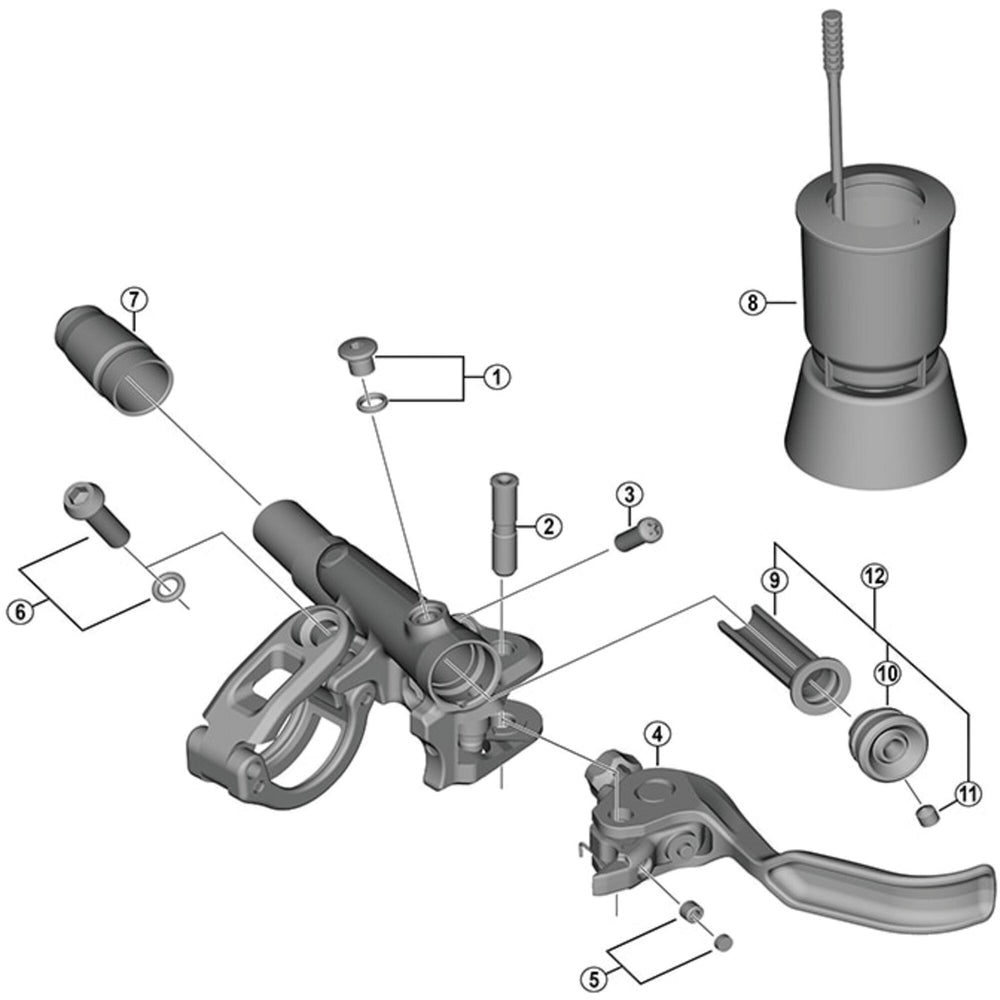 Shimano BL-M9120 lever member unit