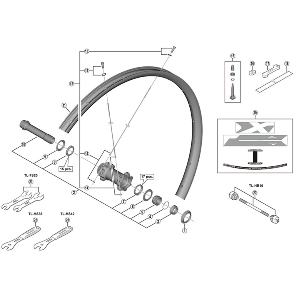 Shimano HB-M618 adjusting washer