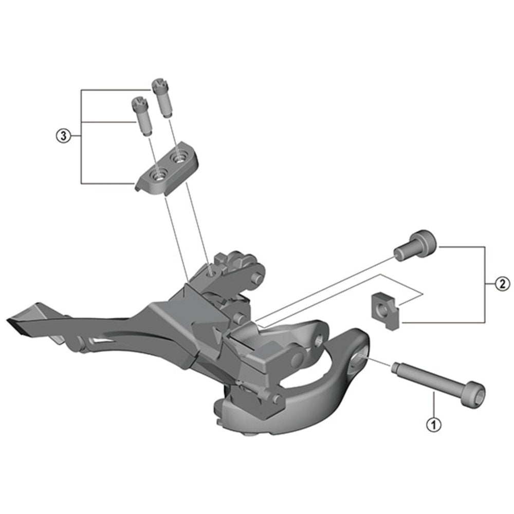 Shimano FD-TY600 clamp screw, M5 x 29 mm