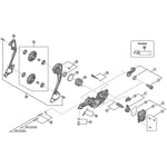 Shimano Deore RD-M6000 tension and guide pulley set, SGS