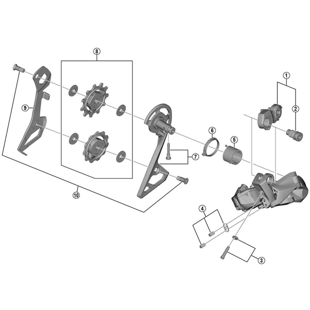 Shimano RD-R8000 inner plate, SS type