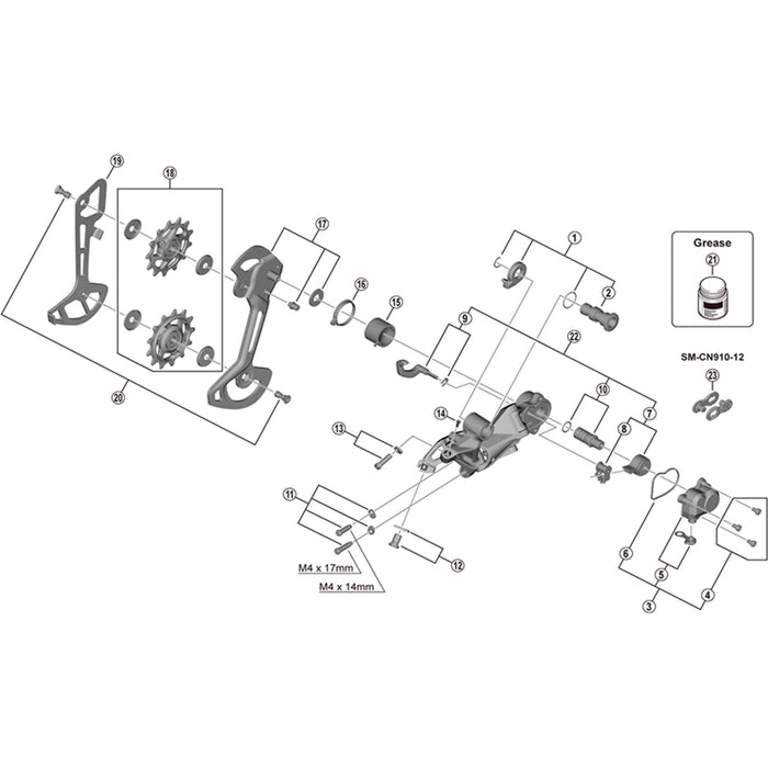 Shimano RD-M9120 P-cover unit