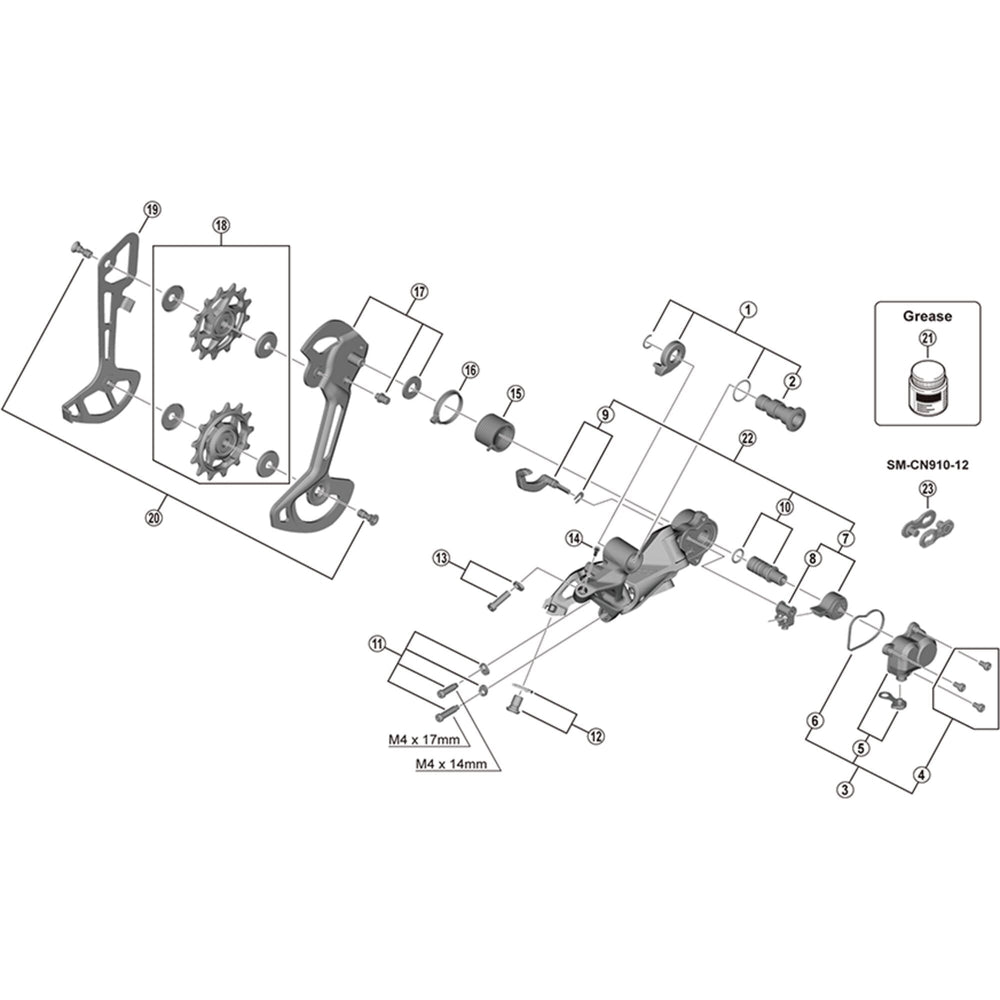 Shimano RD-M9120 P-cover unit