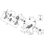 Shimano RD-M5100 tension and guide pulley set
