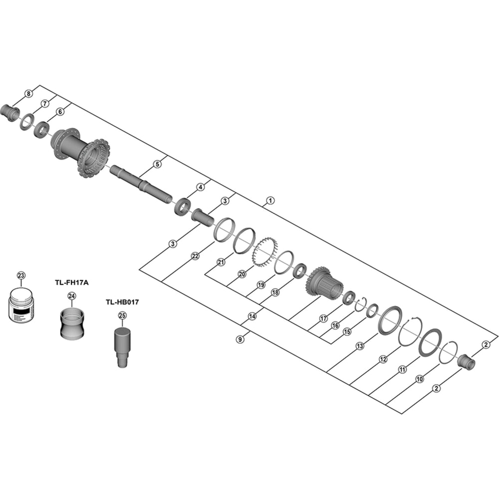 Shimano FH-M9210-B slider