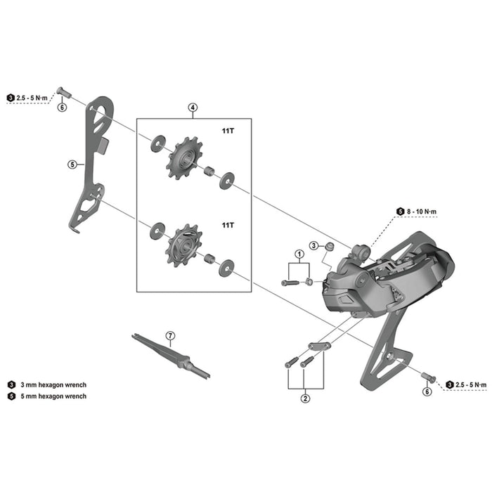 Shimano RD-U8050 boot