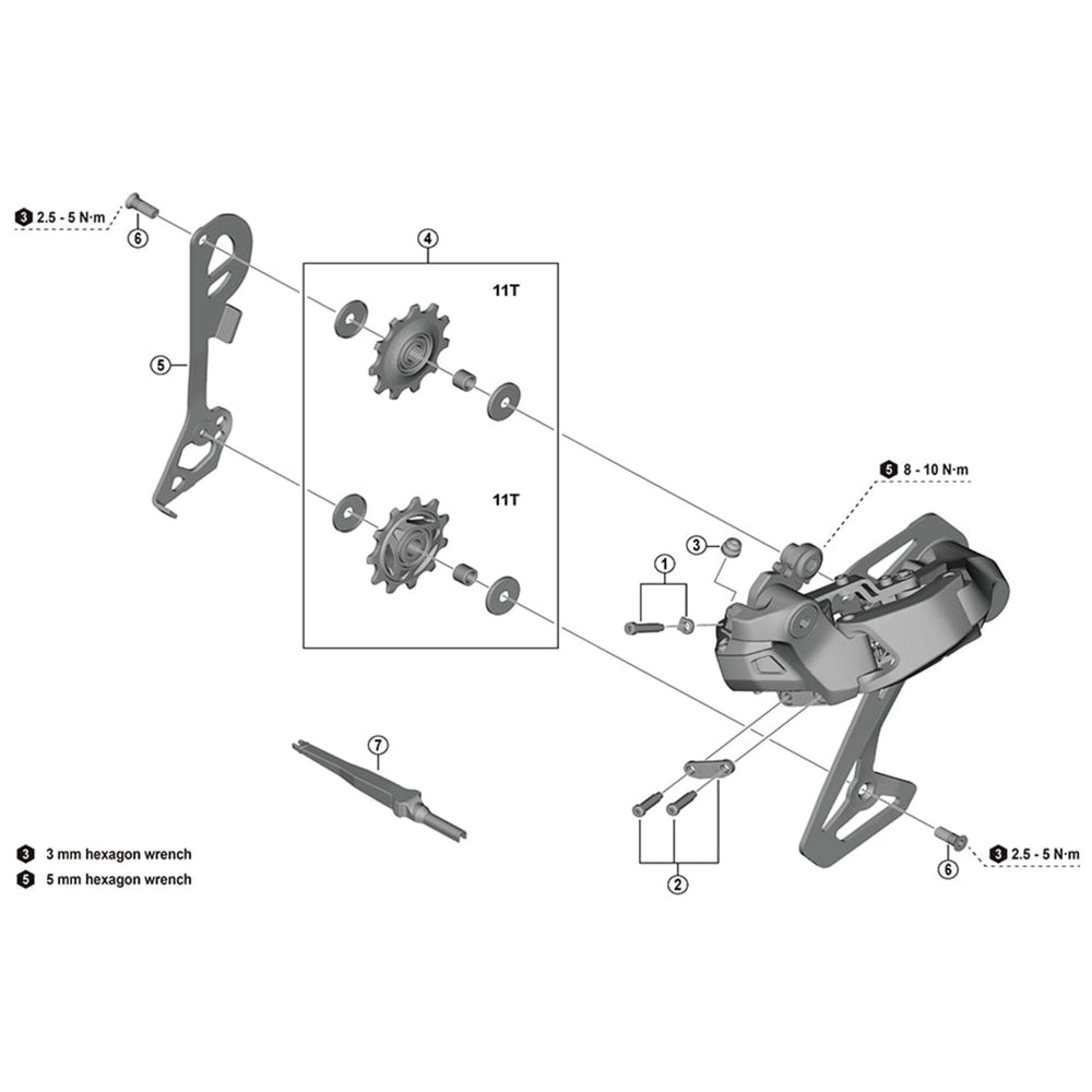 Shimano RD-U8050 boot