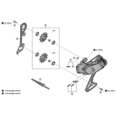 Shimano RD-U8050 boot