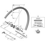 Shimano WH-RS010 complete freewheel body
