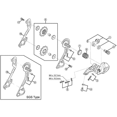 Shimano RD-M610 inner plate, GS type