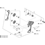Shimano RD-M370 tension and guide pulley set
