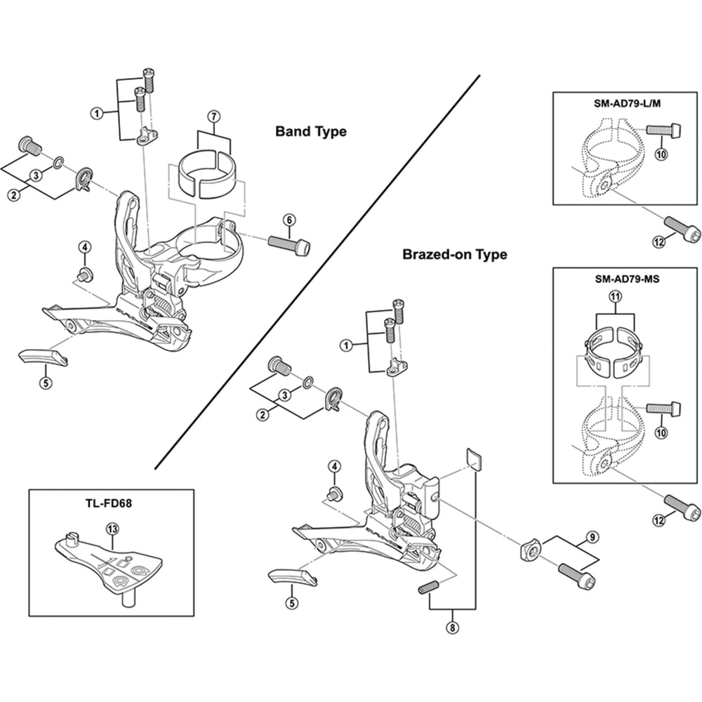 Shimano FD-9000 skid plate