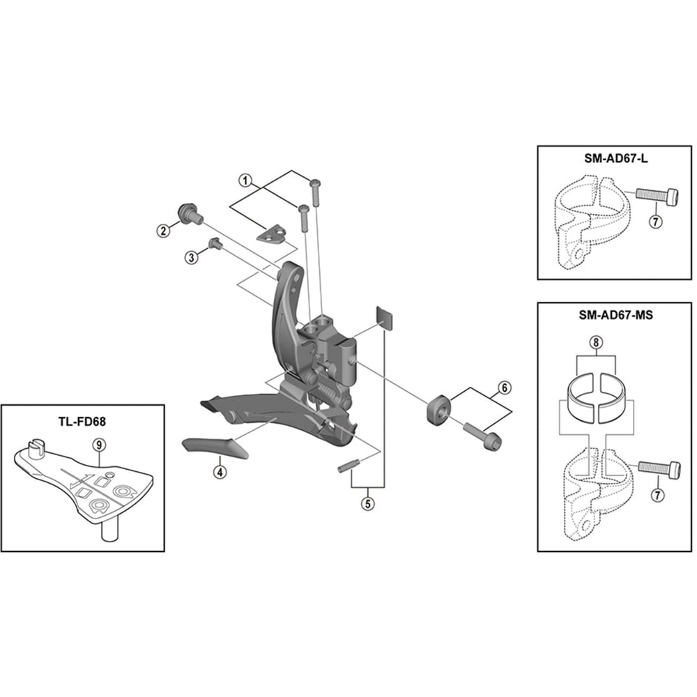 SPRE FD6800 Skid Plate Silver one size