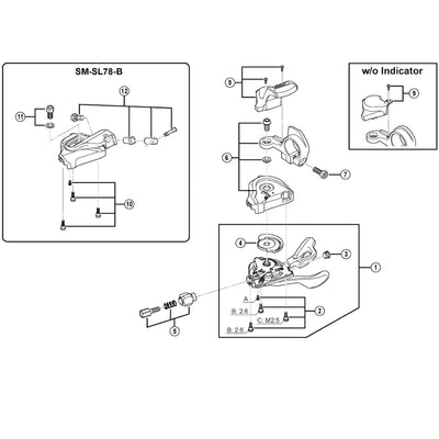 Shimano SL-M780 right hand pin plate