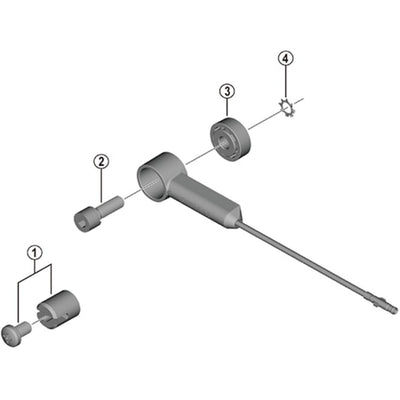Shimano DU-E6000 speed sensor fixing bolt, 16 mm