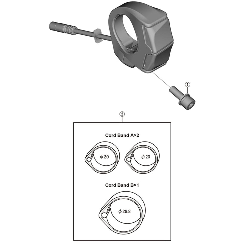 Shimano SW-E6000 cord band unit