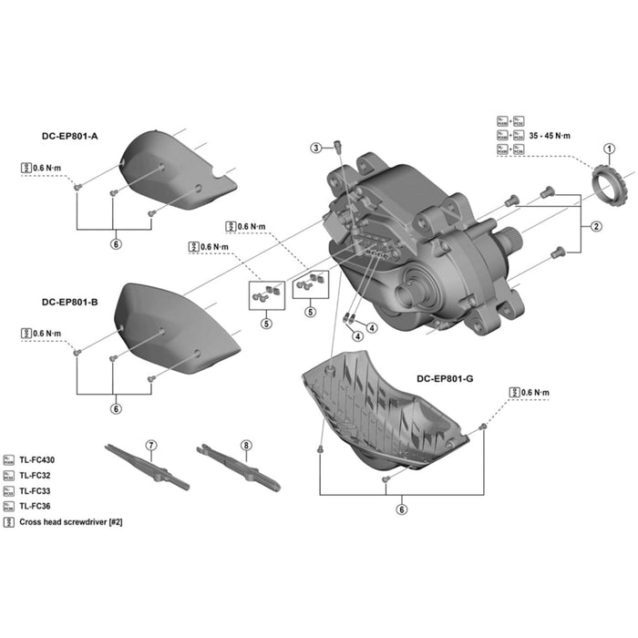 Shimano DU-EP801 dummy plug for can receptor