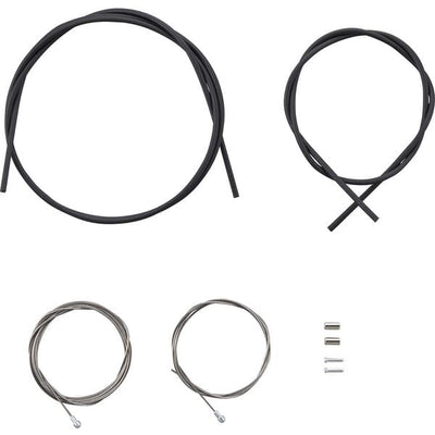 Shimano Road brake cable set with SIL-TEC coated inner wire, black