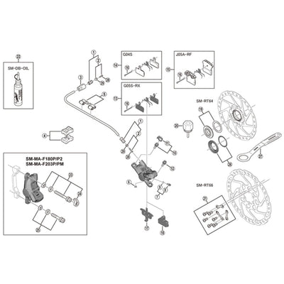 Shimano BR-M615 pad spacer