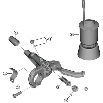 Shimano BL-M8000 clamp bolt