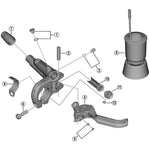 Shimano BL-M8000 right hand lever member unit