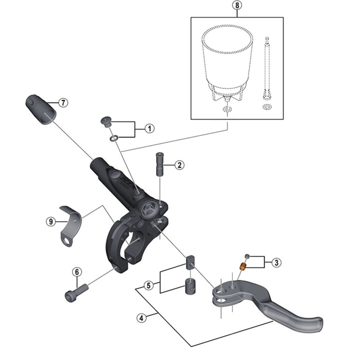 Shimano BL-M987 clamp bolt