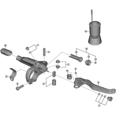 Shimano BL-T8000 clamp bolt