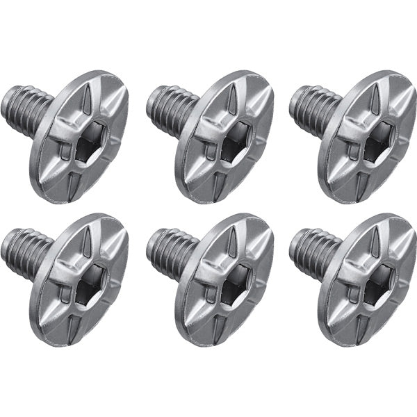 Shimano PD-R9100 cleat fixing bolt, M5 x 8 mm, pack of 6