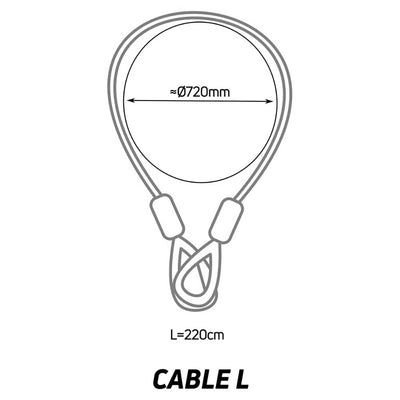 Zefal K-Traz Cable L Lock