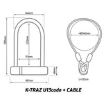 Zefal K-Traz U13 Code + Cable Lock