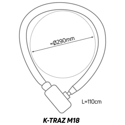 Zefal K-Traz M18 Lock in Black