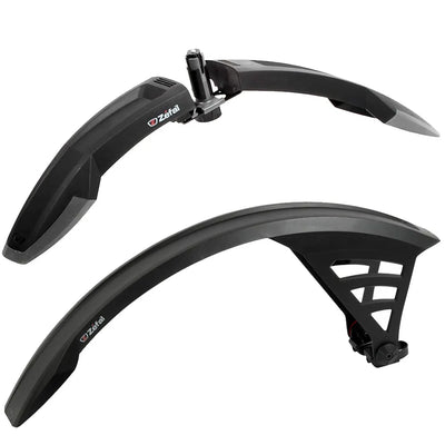 Zefal Deflector RS75/FM60 Mountain Bike Mudguard Set in Black