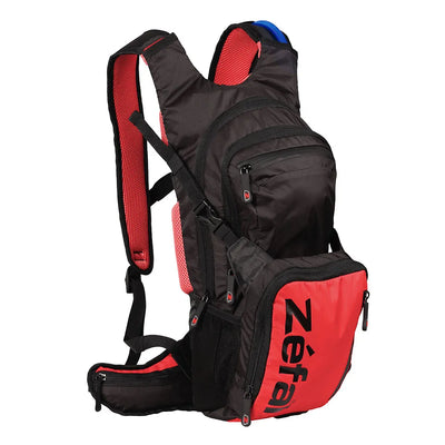 Zefal Z Hydro Enduro Hydration Bag Backpack in Black and Red