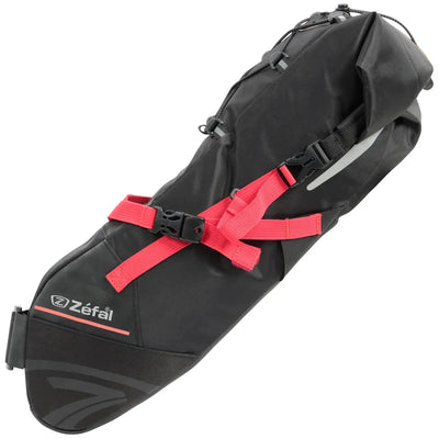 Zefal Z Adventure R11 Bikepacking Saddle Bag in Black and Red