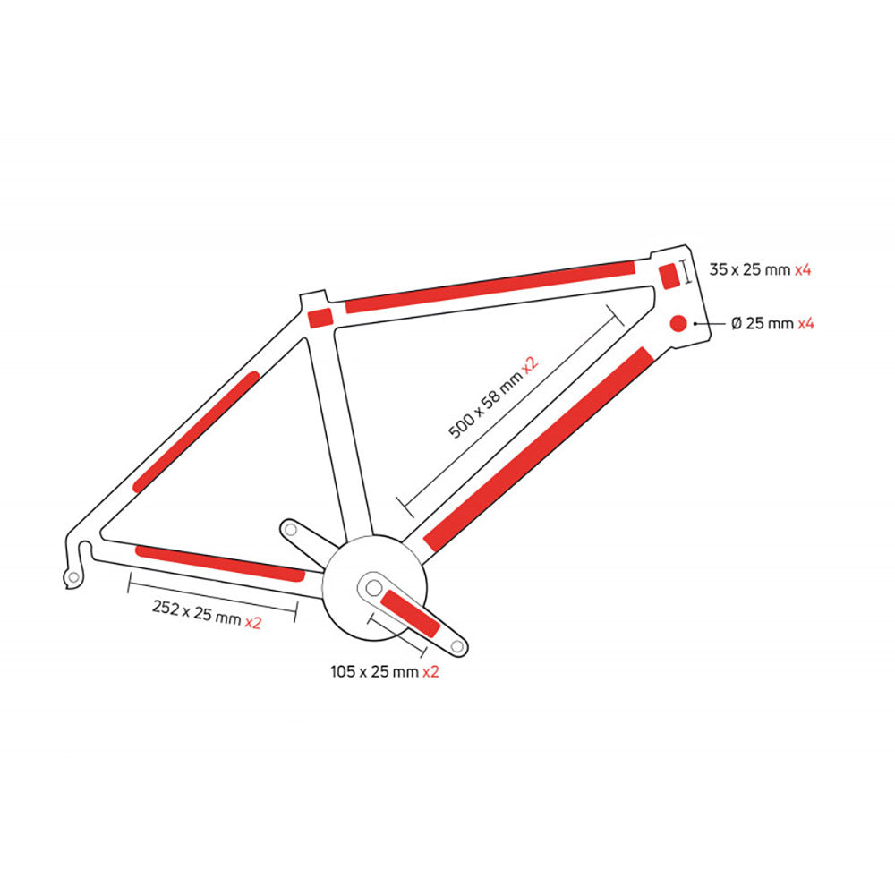 Zefal Gloss Skin Armour Bike Frame Protection